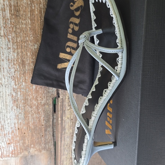 Mara & Mine Blue Strappy Kitten Heel Womens Sandals, Size 10 NWT - Picture 3 of 6